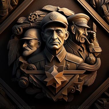 3D модель Игра Hearts of Iron 3 (STL)